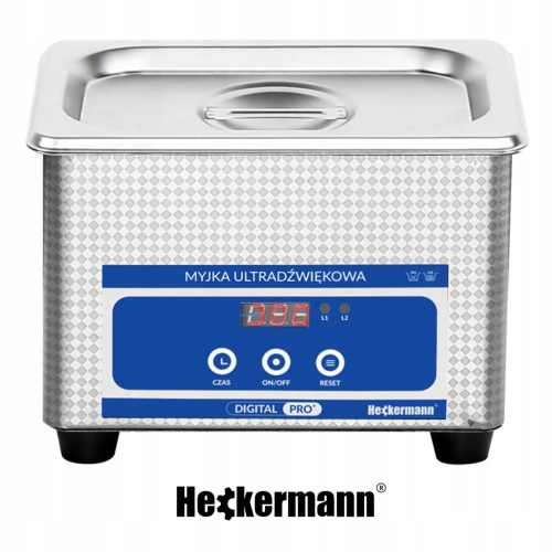 Myjka ultradźwiękowa sterylizator kosmetyczny 0,8 l 35 W Heckermann