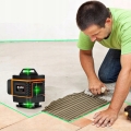 Poziomica laserowa Hilda Linbox 360° 4D blokada wahadła + tyczka 3,2 m