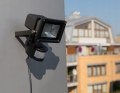 Solarna lampa halogenowa reflektor LED 9 COB czujnik zmierzchu i ruchu 