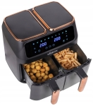 Frytkownica frytownica beztłuszczowa Air Fryer duże 2 kosze 8 l / 2500 W 