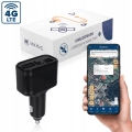 Lokalizator samochodowy GPS 2G + 4G w ładowarce nasłuch detektywistyczny śledzenie darmowa aplikacja 