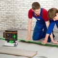Poziomica laserowa Hilda Linbox 360° 4D blokada wahadła + statyw aluminiowy 106 cm