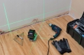 Poziomica laserowa Hilda Linbox 360° 4D blokada wahadła + statyw aluminiowy 106 cm
