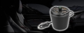 Transmiter FM zestaw głośnomówiący Bluetooth 2x USB 2x gniazdo zapalniczki
