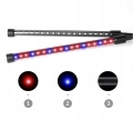 2x lampa panel do wzrostu uprawy roślin Full Spectrum Timer USB 18 W 40 LED