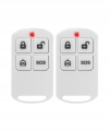 Alarm bezprzewodowy duży LCD GSM syrena App polski WiFi + 1x czujka PIR 1x okno