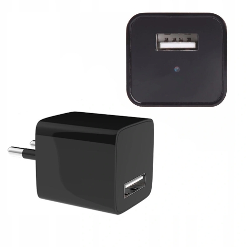 Mini ukryta kamera ładowarka zasilacz USB detekcja ruchu 32 GB FHD