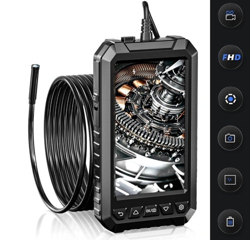 Kamera inspekcyjna endoskop 5 m  6 LED IPS FHD Inskam