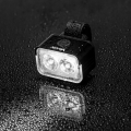 Lampka rowerowa przednia mocne światło 2x LED 500 mAh USB Vayox
