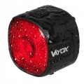 Lampka rowerowa tylna czerwona wodoodporna mocna USB-C 17x LED 400 mAh Vayox