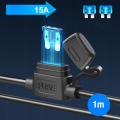 Rozdzielacz gniazda zapalniczki 12 V 24 V ładowarka samochodowa QC PD 3x USB