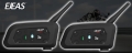 2 interkomy motocyklowe na 2 kaski intercom Bluetooth 5.1 USB-C Ejeas V6 Pro+ na 1200 m najnowszy