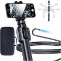 Kamera inspekcyjna 2x Full HD ruchoma głowica 360° kamera warsztatowa endoskop z funkcją OTG na telefon