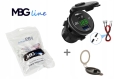 Ładowarka zasilacz motocyklowa samochodowa USB QC 3.0 woltomierz przycisk MBG Line