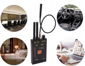 Profesjonalny wykrywacz HERO-009 lokalizatory GPS dyktafony pluskwy