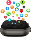 Smartwatch zegarek Kiano Watch Solid Sport 49 x 44 męski damski NFC Bluetooth 5.1 aGPS 2 paski 