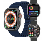 Smartwatch zegarek Kiano Watch Solid Sport 49 x 44 męski damski NFC Bluetooth 5.1 aGPS 2 paski 