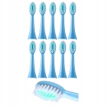 Końcówki do szczoteczki do zębów dla dzieci niebieskie S1 Heckermann 10 szt.