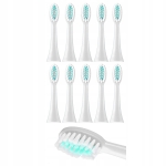 Końcówki do szczoteczki do zębów dla dzieci białe S1 Heckermann 10 szt. 