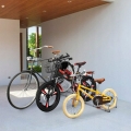 Stojak na 2 rowery parking rowerowy uchwyt na 2 stanowiska