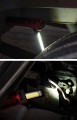 Lampa warsztatowa LED COB latarka z magnesem lampka akumulatorowa hak USB Vayox