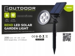 Lampa solarna wbijana Conica reflektor LED ogrodowy B-Line