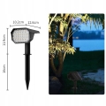 Lampa solarna wbijana Quadra reflektor LED ogrodowy B-Line 1 szt.