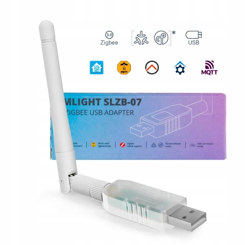 Mini adapter SLZB-07 bramka ZigBee EFR32MG21 USB EFR32 do Home Assistant