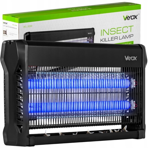 Lampa owadobójcza UV na komary elektryczna pułapka na muchy 30 W Pro Vayox