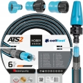 Zestaw wąż ogrodowy 6 warstw mocny 1/2 25 m 32 bar UV prosty pistolet 3x złączka Cellfast