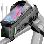 Sakwa rowerowa wodoodporna na ramę etui na telefon 1,5 l Vayox