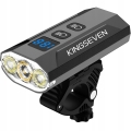 Mocna lampka lampa rowerowa 1200 lm latarka 5200 mAh LED przód + tył Kingseven