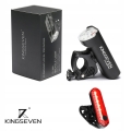 Mocna lampka lampa rowerowa 2000 lm latarka 10000 mAh LED przód + tył Kingseven
