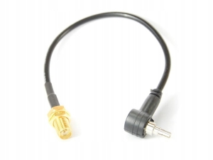 Konektor antenowy 15 cm SMAż - CRC9 TS9