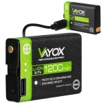 Akumulator do latarek czołowych USB-C 3,7 V 1200 mAh Vayox