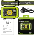 Latarka czołowa LED akumulatorowa czołówka USB-C Hammer 750 lm Pro Vayox