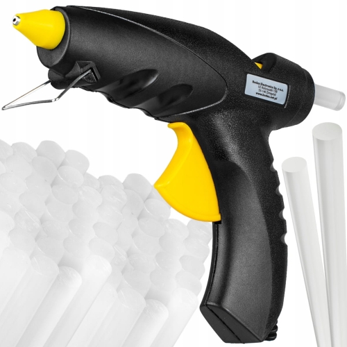 Pistolet do kleju na gorąco klejenia klejarka 200 W + 62 laski kleju