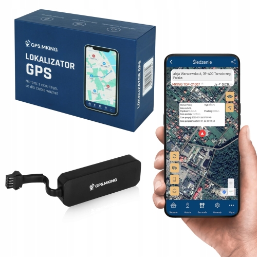 Lokalizator samochodowy GPS aplikacja bez abonamentu śledzenie pojazdu odcięcie zapłonu