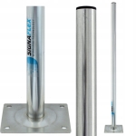 Maszt uchwyt antenowy dachowy do wzmacniacza anteny satelitarnej naziemnej 100 cm