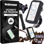 Uchwyt sakwa na telefon torba motocyklowa rowerowa wodoodporna 18 x 9 cm