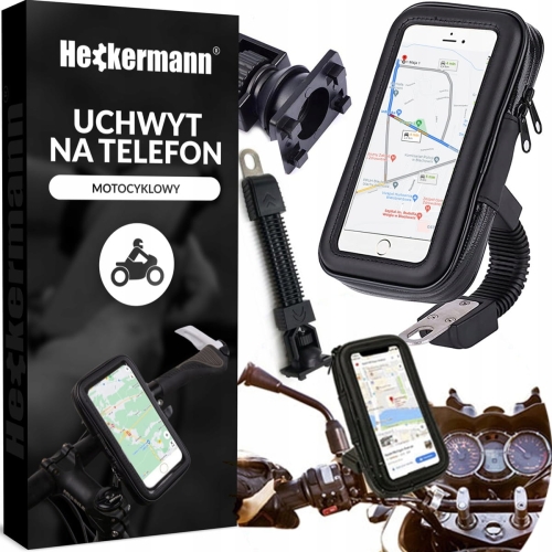 Uchwyt sakwa na telefon torba motocyklowa rowerowa wodoodporna 18 x 9 cm