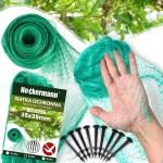 Siatka na ptaki przeciw ptakom ochronna duża bardzo mocna filtr UV 8 x 20 m