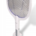 Elektryczna packa łapka owadobójcza LED na owady komary muchy 2w1