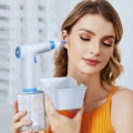 Bezprzewodowy irygator do czyszczenia uszu urządzenie do płukania woskowiny 500 ml