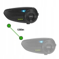 Interkom motocyklowy Ejeas Q20 Bluetooth radio FM