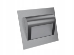 Oświetlenie schodowe Coro Inox srebrna oprawa LED 12 V zimna