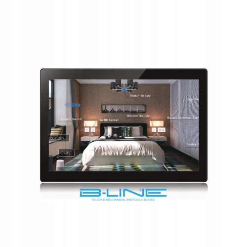 Tablet naścienny PoE 10" 8 GB / 32 GB czarny