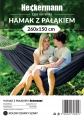 Hamak dwuosobowy ogrodowy huśtawka mocny okrągły wzmocniony pałąk duży torba grafitowy