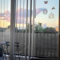 Mata maskująca na balkon 100 x 700 cm osłona balkonowa mata siatka cieniująca szara