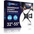 Uniwersalny obrotowy uchwyt do telewizora wieszak TV monitora 32-55 do 22 kg VESA